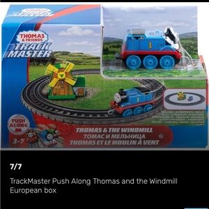 Thomas & Friends TrackMaster Blue Thomas with Windmill